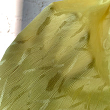 Load image into Gallery viewer, 1980s Yellow Illusion Print Wrap Dress