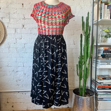 Load image into Gallery viewer, 1980s-90s Rainbow Hand Crocheted Hippie Blouse/Cover Up