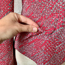 Load image into Gallery viewer, 1980s-90s St. John Collection Pink Black & White Jacquard Bouclé Houndstooth Blazer Jacket