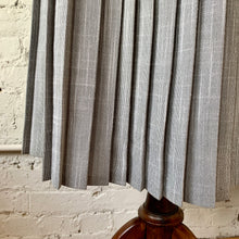 Load image into Gallery viewer, 1970s Black & White / Gray Accordion Pleated Midi Skirt