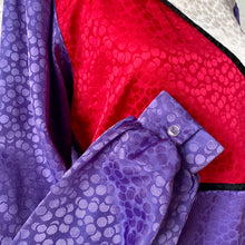 Load image into Gallery viewer, 1980s Color Block Illusion Print Long Sleeve Blouse