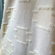 Load image into Gallery viewer, 70s Oatmeal Color Textured Linen Midi Skirt With Belt