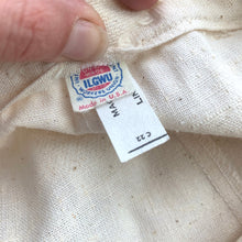 Load image into Gallery viewer, 70s Oatmeal Color Textured Linen Midi Skirt With Belt