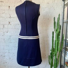 Load image into Gallery viewer, 1960s Jonathan Logan Navy Blue Drop Waist Mod Tennis Dress