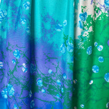 Load image into Gallery viewer, 1960s-70s Handmade Abstract Watercolor Long Sleeve Maxi Dress