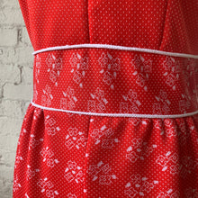 Load image into Gallery viewer, 1970s Mandarin Red Maxi Dress