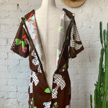 Load image into Gallery viewer, 1960s Handmade Flower Power Maxi Dress