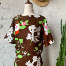 Load image into Gallery viewer, 1960s Handmade Flower Power Maxi Dress