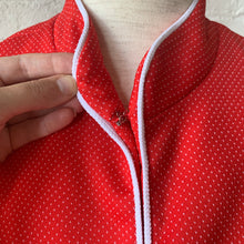 Load image into Gallery viewer, 1970s Mandarin Red Maxi Dress