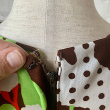 Load image into Gallery viewer, 1960s Handmade Flower Power Maxi Dress