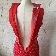 Load image into Gallery viewer, 1970s Mandarin Red Maxi Dress