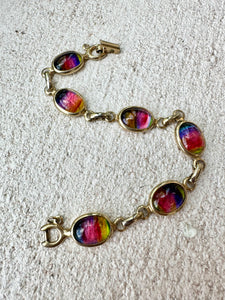 Vintage Sarah Coventry Rainbow Bracelet