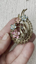 Load and play video in Gallery viewer, 1950&#39;s Alfred Philippe Fragonard Series Trifari Floral Brooch
