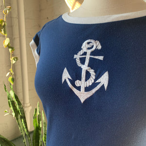 1970s-80s Nautical Ringer T Shirt