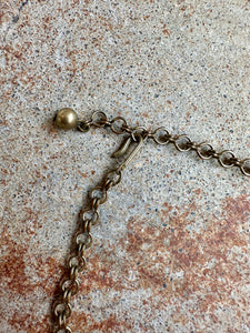 1950s BSK Gold Leaf Articulating Necklace