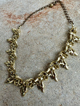 Load image into Gallery viewer, 1950s BSK Gold Leaf Articulating Necklace

