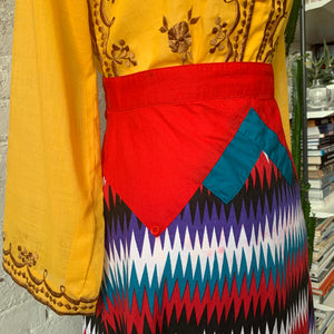 1980s Southwestern Maxi Skirt