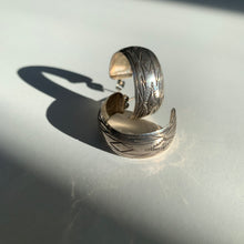 Load image into Gallery viewer, Southwestern Sterling Silver Hoop Earrings
