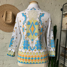 Load image into Gallery viewer, 1960s - 1970s Novelty Print Blouse
