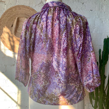 Load image into Gallery viewer, 1960s-1970s Watercolor Hippie Blouse
