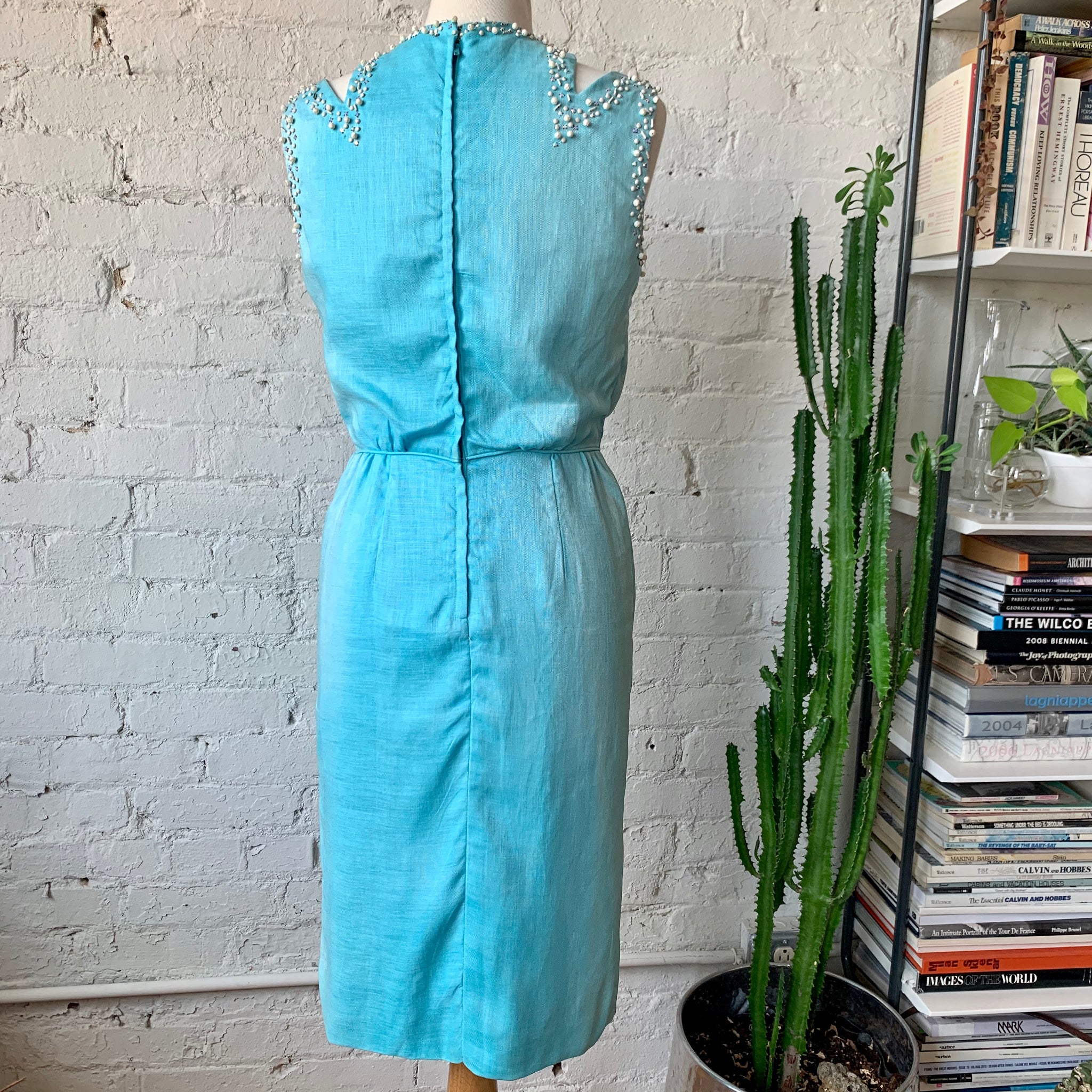 Robin online egg blue dress