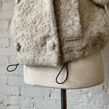 Load image into Gallery viewer, 1950s Inspired Wool Double Breasted Cropped Bomber Jacket
