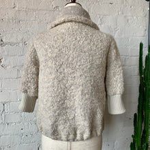 Load image into Gallery viewer, 1950s Inspired Wool Double Breasted Cropped Bomber Jacket
