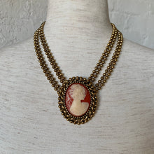 Load image into Gallery viewer, 1970s Large Chunky Cameo Necklace
