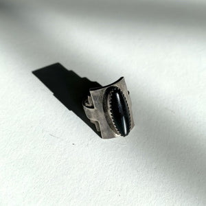 Black Onyx Out West Ring