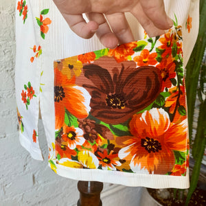 1970s Hawaiian Floral Tunic