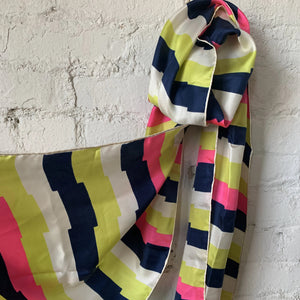 1960s-1970s Long Neon Scarf