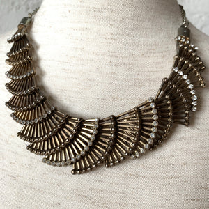 1950s-1960s Articulating Fan Necklace